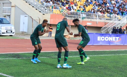 Osimhen brace helps Eagles thrash Lesotho in 2021 AFCON qualifier