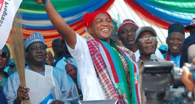 Lyon, Bayelsa gov-elect, visits Buhari at Aso Rock