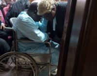 Maina arrives in court in wheelchair