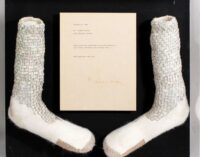 Michael Jackson’s ‘moonwalk’ socks could rake in nearly $2m at auction