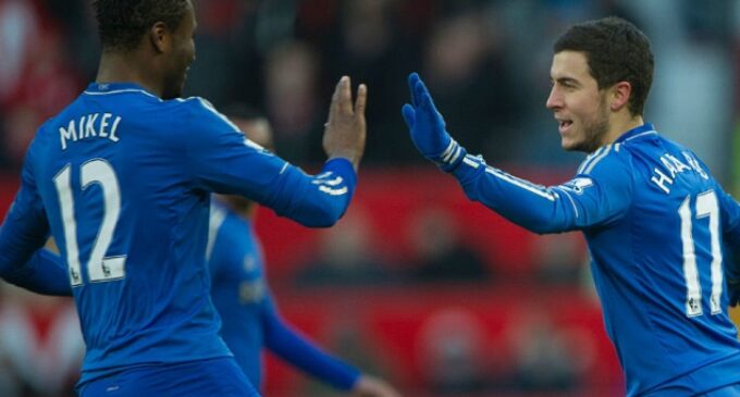 Mikel labels Eden Hazard ‘the laziest player I’ve ever played with’