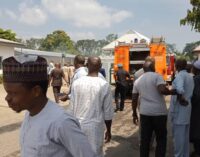 Workers flee as fire breaks out at Niger govt house