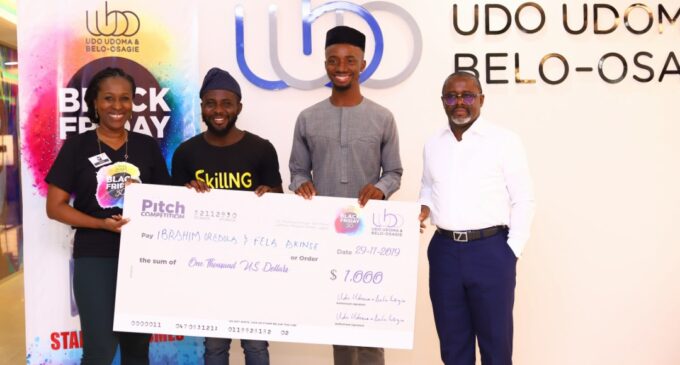 Nigerian entrepreneur wins $1,000 Black Friday pitch competition grant