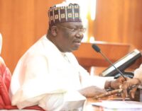 Lawan reads Buhari’s letter on confirmation of Dongban-Mensem as appeal court president