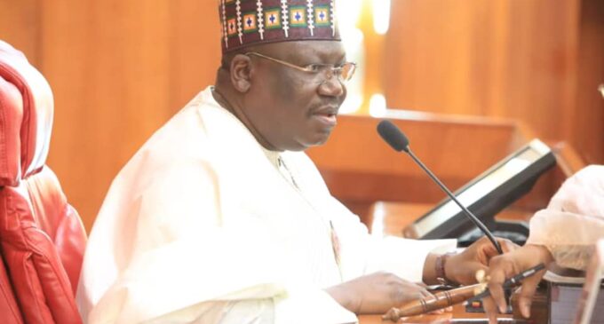 Lawan reads Buhari’s letter on confirmation of Dongban-Mensem as appeal court president