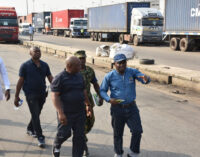 Task force on Apapa gridlock challenges any driver who has spent days on the road to speak up