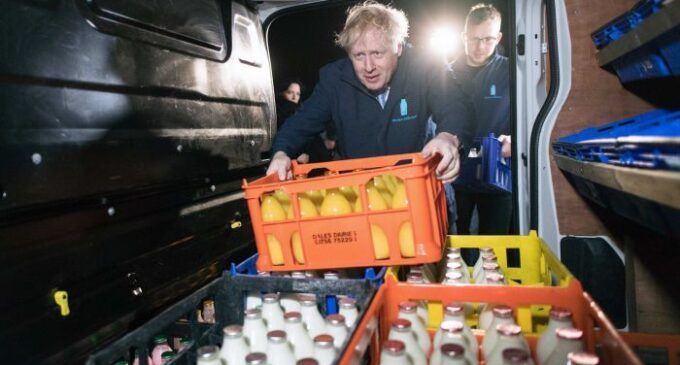 TRENDING VIDEO: Boris Johnson shares food items before election