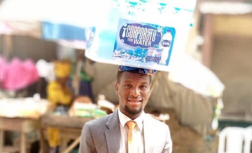 SPOTLIGHT: Meet Michael Iloduba, Lagos-based entrepreneur who hawks bottled water in suits