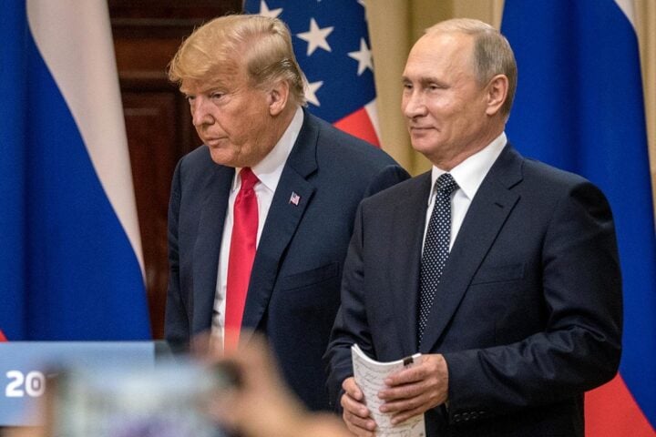 File photo of Trump with Putin