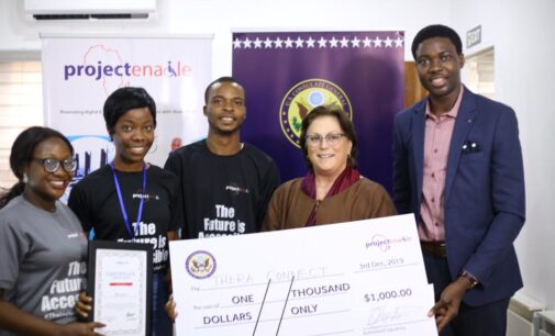 Thera Connect wins $1,000 in Project Enable Africa, US Consulate PWD hackathon