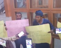 ‘We’ve been shortchanged’ — legislative aides protest non-payment of salaries