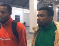 FUTO students who were stranded in Bosnian refugee camp arrive in Nigeria