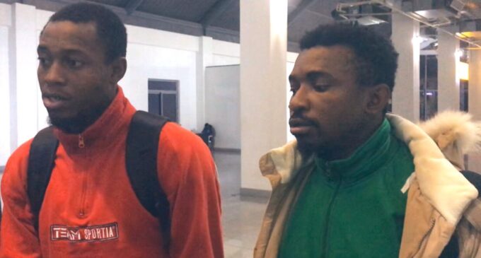 FUTO students who were stranded in Bosnian refugee camp arrive in Nigeria