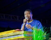 Pray for my death if I consult demons, Adeboye tells congregation