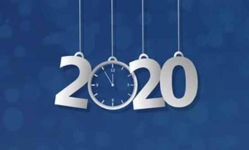 Happy new year mission at the decade of 2020 perfect vision