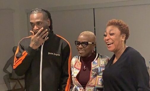 Angelique Kidjo hangs out with Burna Boy, his mum — days after Grammys