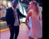 TRENDING VIDEO: Fayose spotted dancing salsa on cruise ship — but on ‘medical trip’ abroad