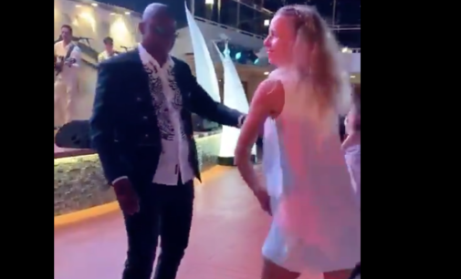 TRENDING VIDEO: Fayose spotted dancing salsa on cruise ship — but on ‘medical trip’ abroad
