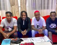 Naira Marley signs four artistes to his new label ‘Marlian Records’