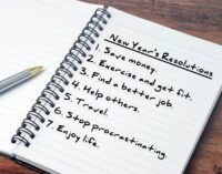 Five tips to help you stick to your new year resolutions