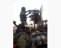 VIDEO: Boko Haram bows to soldiers’ superior firepower, abandons gun truck