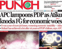 EXTRA: PUNCH missing as national dailies get advertorial from presidency