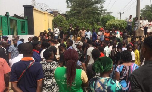 PHOTOS: UTME candidates queue up for NIN registration — despite suspension