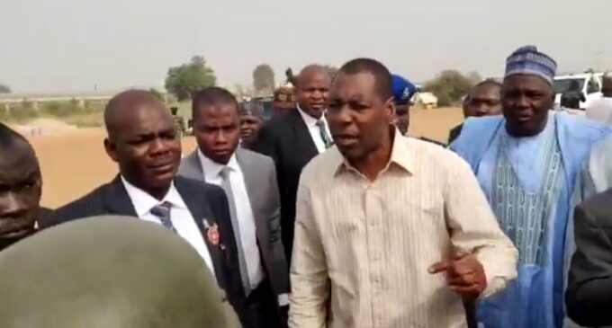 VIDEO: ‘Boko Haram is attacking people and you are collecting N1,000 per car’ — Borno gov shouts at soldiers