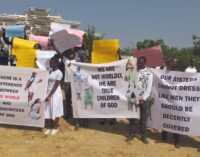 ‘We may go to court’ – protesters ask FG to allow female corps members wear skirts
