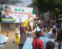Protesters storm APC headquarters, ask Oshiomhole to step down