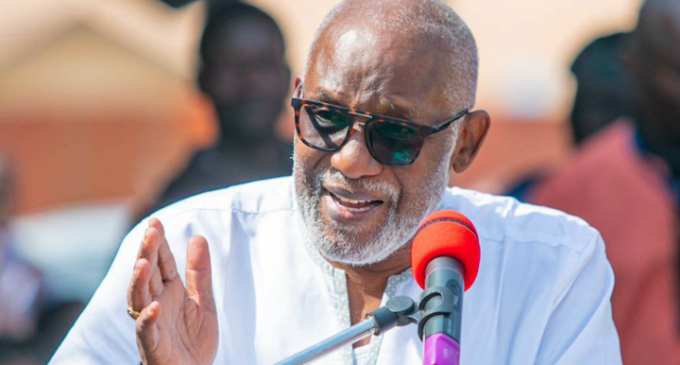 Akeredolu: There’s a serious security crisis in Ondo