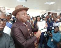 PHOTOS: Douye Diri receives certificate of return as Bayelsa governor-elect