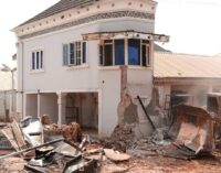 Edo govt demolishes Oshiomhole’s ally’s hotel