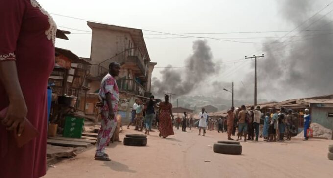 Chaos as Lagos task force breaks into homes to seize okada