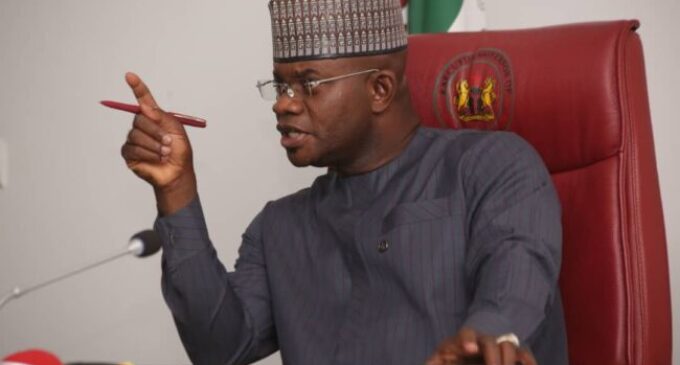 Yahaya Bello asks NCDC officials to go on 14-day isolation or leave Kogi immediately