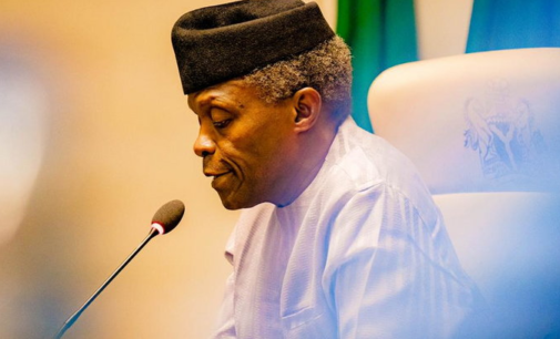 Osinbajo: Many will be discouraged from fighting corruption