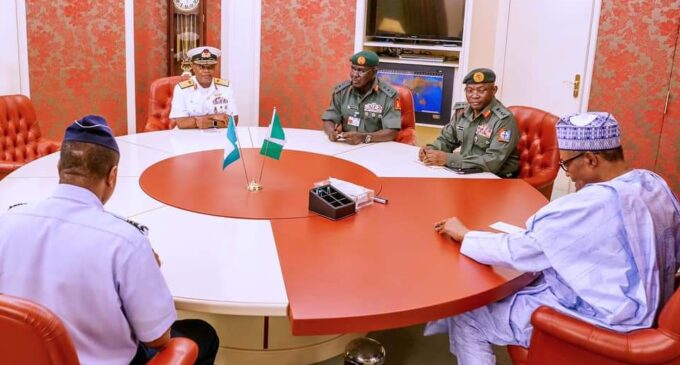 Buhari sees what Nigerians don’t see about service chiefs, says Garba Shehu