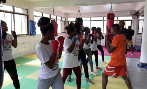 Women undergo self-defence training against violence, sexual assault