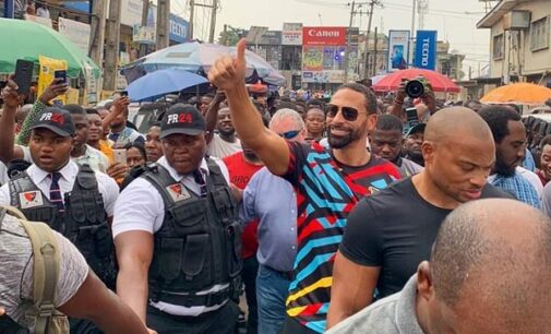 Rio Ferdinand visits Lagos’ Computer Village in media tour