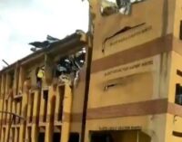 Lagos explosion: Boarding students trapped in dormitory