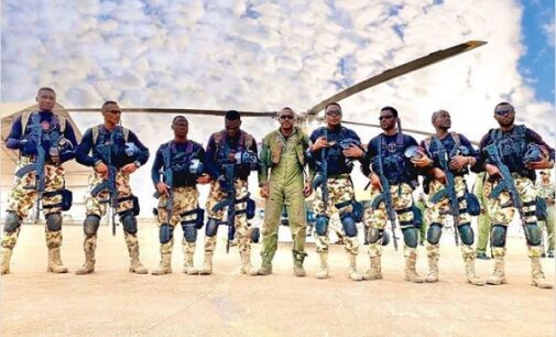 PHOTOS: Enyinna Nwigwe, Femi Jacobs star in ‘Eagle Wings’ — Nollywood-military movie