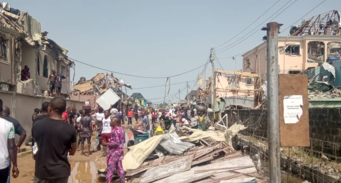 NEMA: Over 50 houses destroyed in Lagos explosion