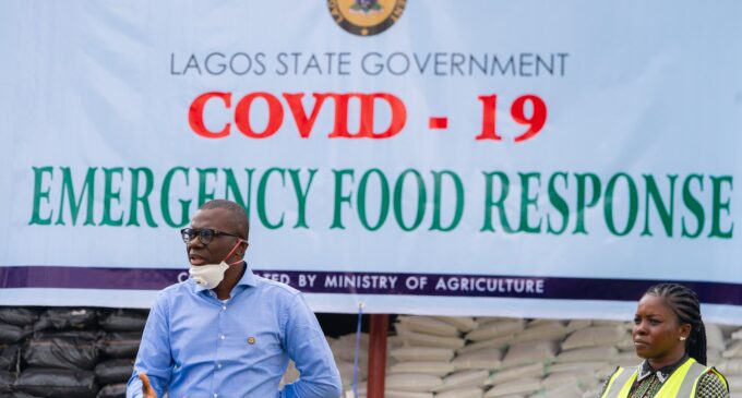 PHOTOS: Lagos provides food for residents affected by COVID-19 lockdown