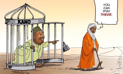 ‘This is an insult’ — Ganduje’s aide kicks over cartoon on Sanusi’s dethronement