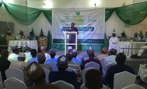 PHOTOS: Minister, Buhari’s aide defy restriction on large gatherings amid coronavirus