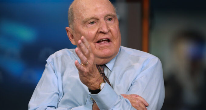 OBITUARY: Jack Welch, son of a train conductor who rose to become America’s ‘manager of the century’
