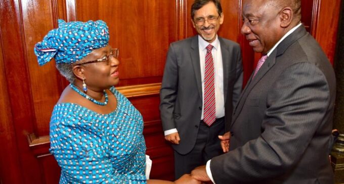 Okonjo-Iweala appointed member NOT head of SA’s economic council