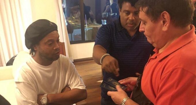 Ronaldinho held by police in Paraguay over ‘fake passport’