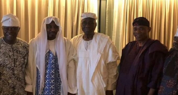PHOTOS: Oba of Lagos visits Sanusi