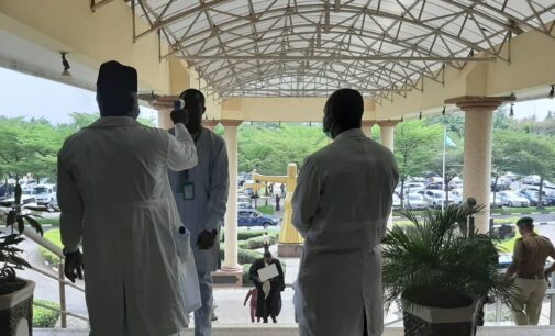 PHOTOS: No screening, no entry at Abuja court
